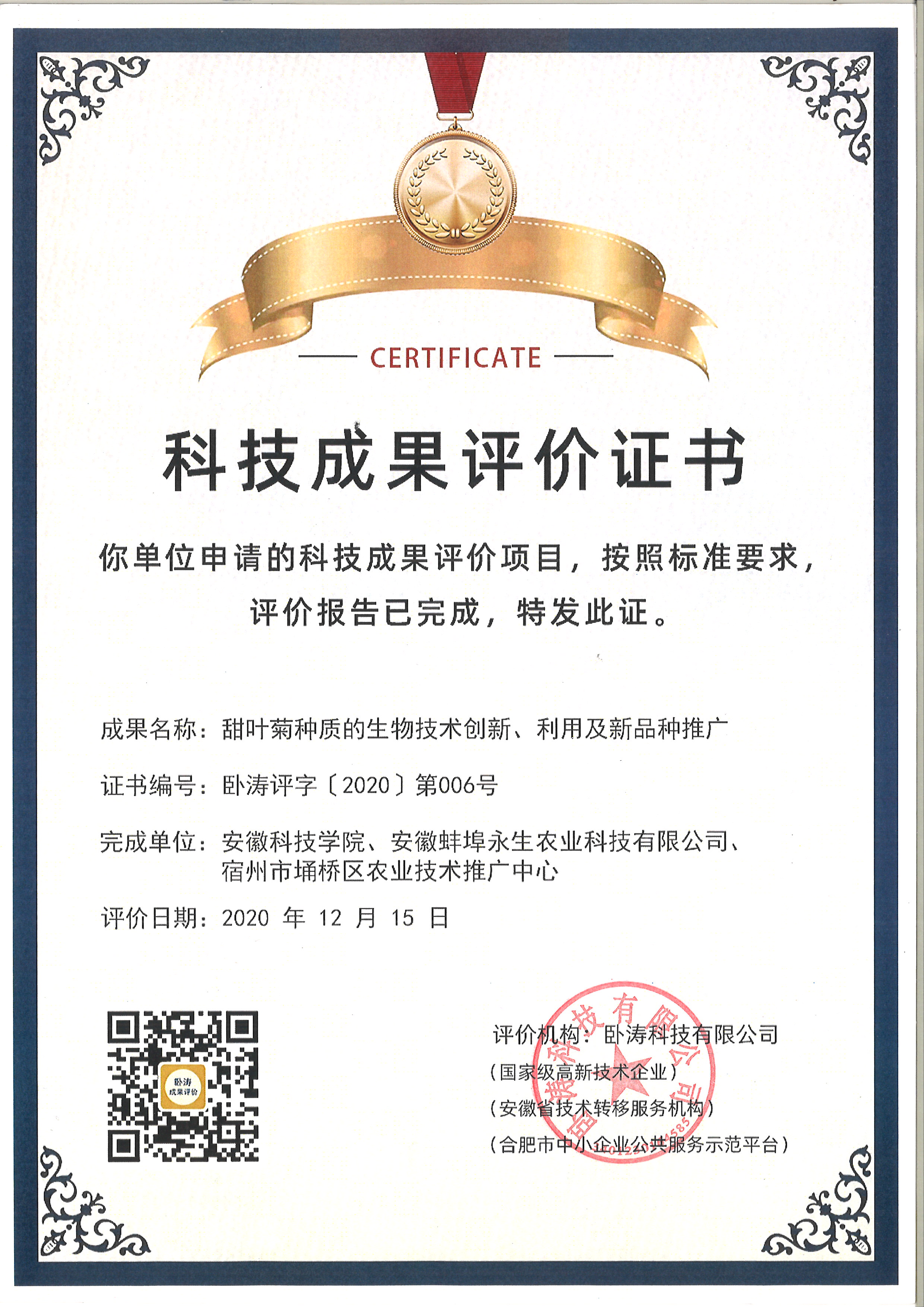成果评价